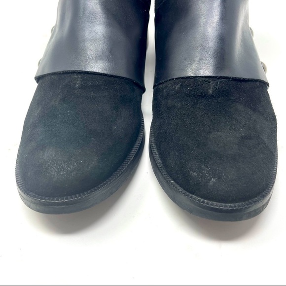 Stelle Monelle Black Suede Leather Ankle Boots – Size 36 (Made in Italy) - Picture 5 of 10